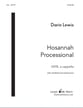 Hosannah Processional SATB choral sheet music cover